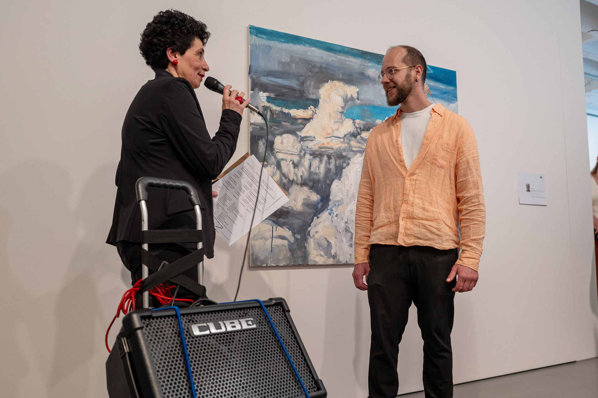 Eroeffnung_SiKu26_Ulrike Veser und Gabriel Zlatanovic