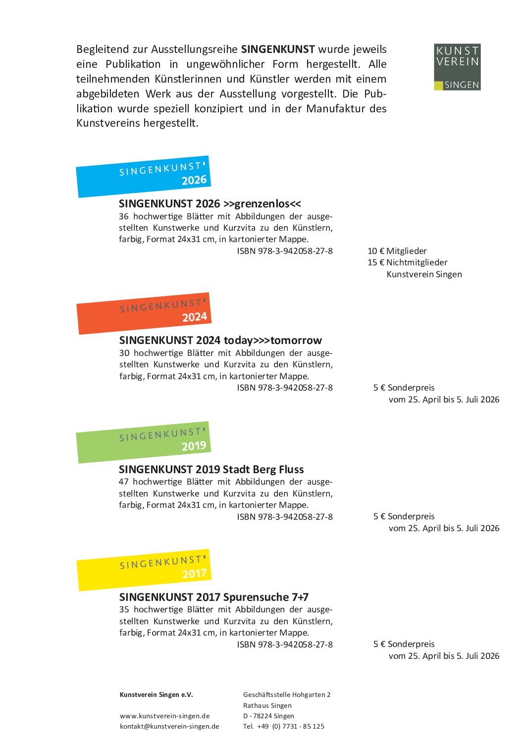 KV-SiKu-Verkauf, Info Publikation