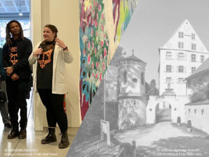Kunstausfahrt zum Schloß Achberg und Atelierbesuch im Kavalierhaus in Langenargen