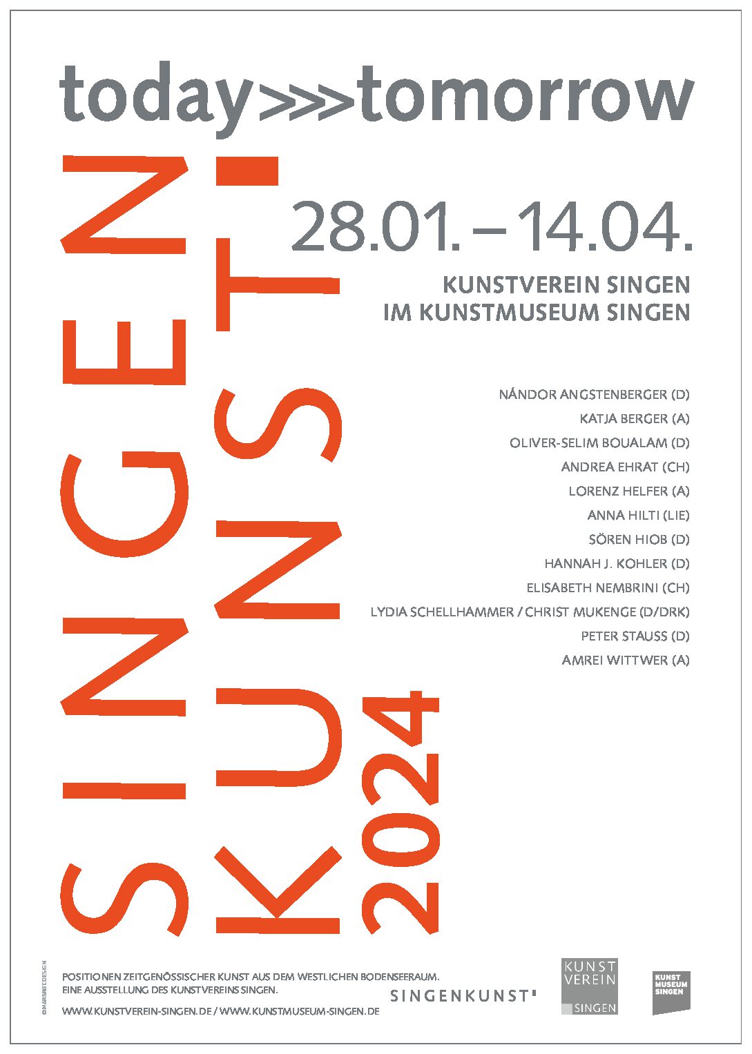 Eröffnung der Ausstellung: SINGENKUNST 2024 today>>>tomorrow